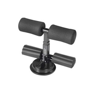 roughhouse verstellbare sit up stange für das training zu hause | tragbares bauchmuskeltrainingsgerät mit starkem saugnapf | sit up hilfsgerät für bauchmuskeln, rumpfkraft und fitness zu hause